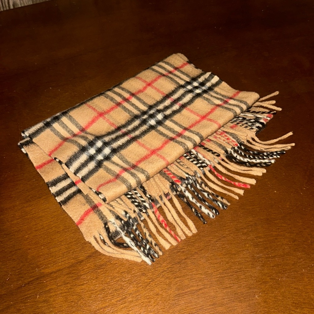 Burberry Check Cashmere Scarf